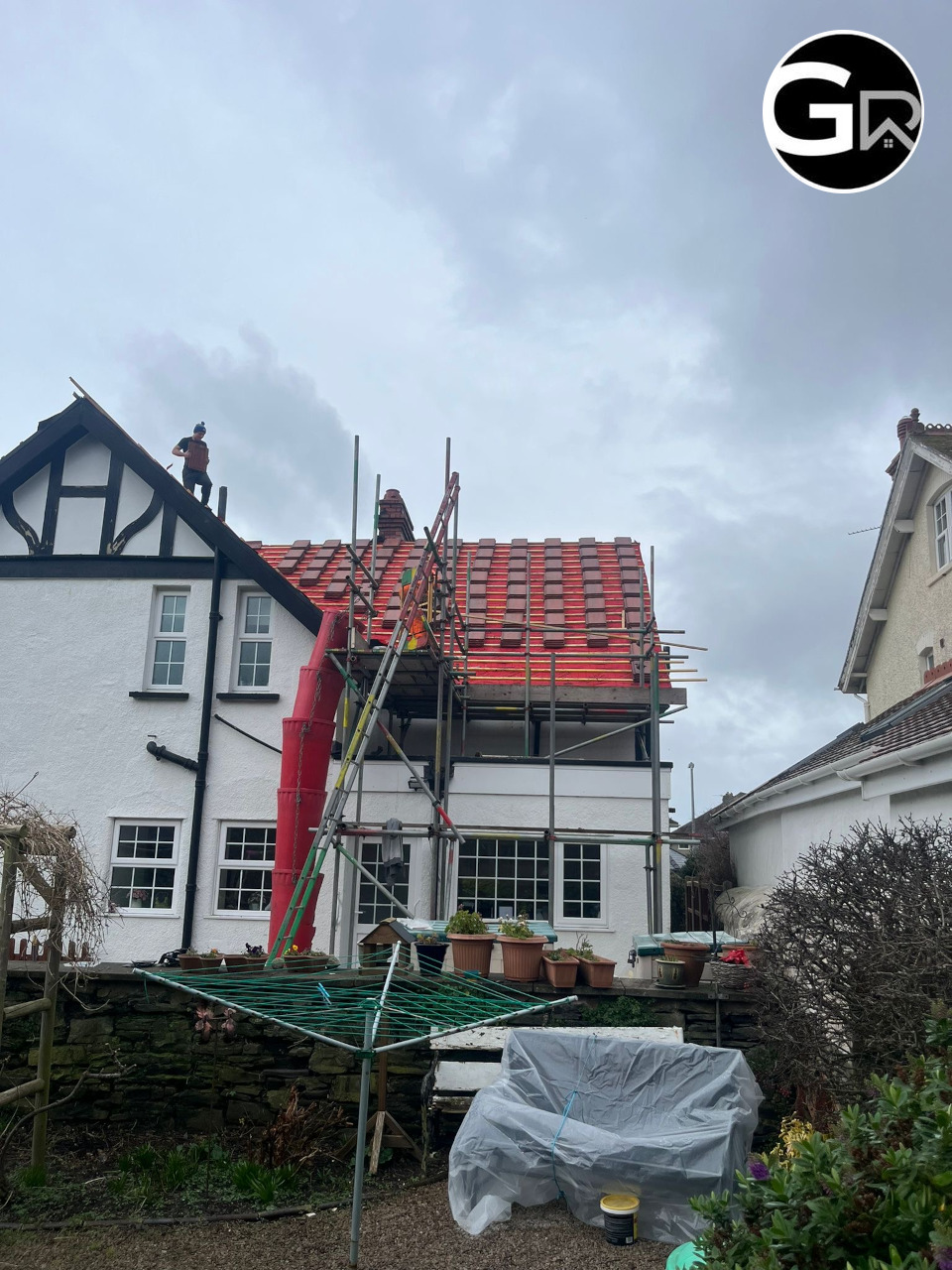 Full roof replacement in Deganwy.